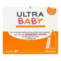 Ultra-baby Poudre Antidiarrhéique 14 Sticks/2g à Hendaye